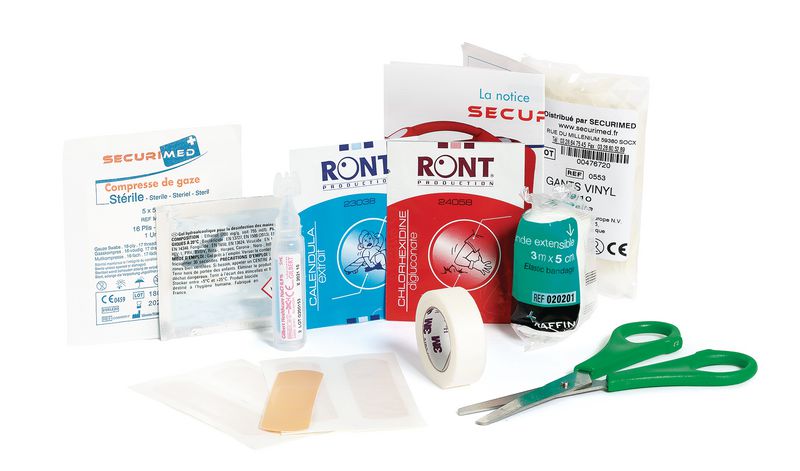 Recharge pour trousse premiers soins individuelle de poche