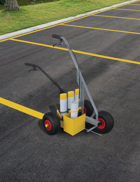 Traceuse de ligne roues gonflées avec 3 ou 12 aérosols