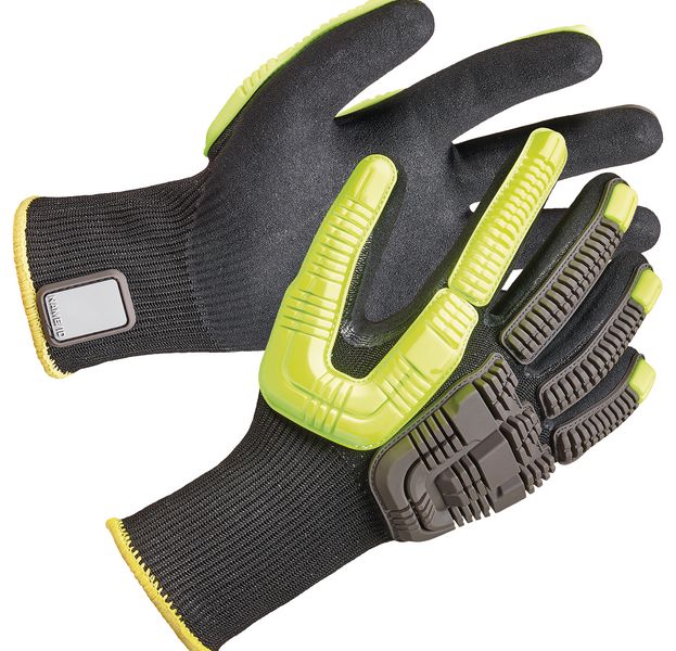 Gants De Soudure - 1 Paire - Protection Jaune/blanc/gris - Neufs
