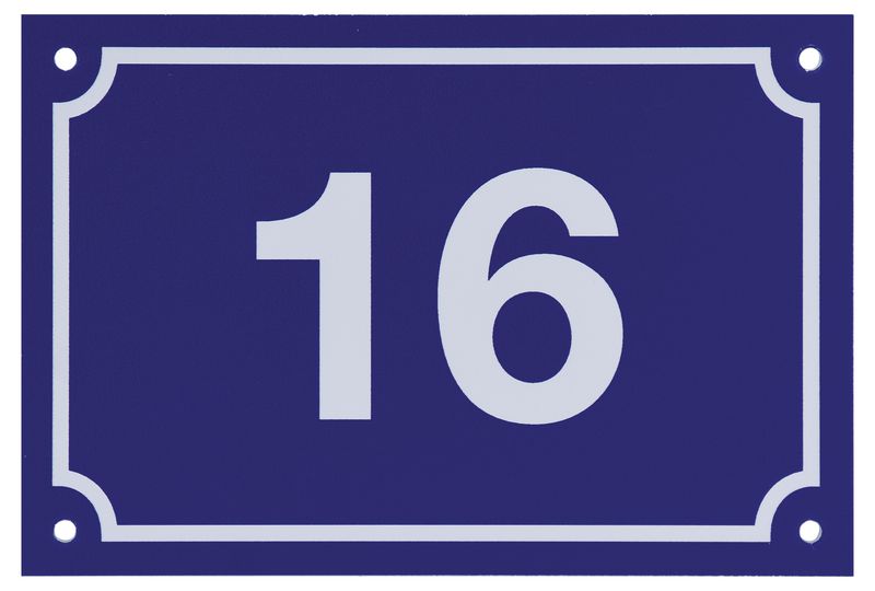 Panneau Numéro 5 En Métal De 20,3 X 30,5 Cm, Panneaux En Aluminium, Résistant Aux Intempéries, à La Décoloration, Idéal Pour L'extérieur Et L'intérieur, Noir/blanc