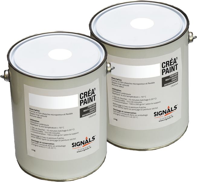 Peinture de sol antidérapante - lot de 2 seaux