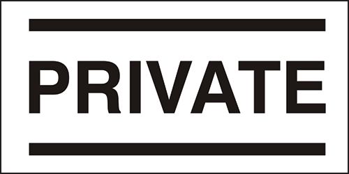 Private Sign | Seton