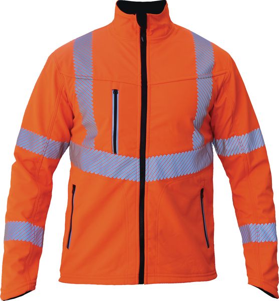 Softshell Blouson Haute VisibilitÃ© Orange U-Power Cursa High