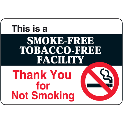tobacco free signs Sign zone no hi-res stock photography and images White This Is A Tobacco Free Workplace Sign with Symbol on Aluminum No Smoking Within 1000 Feet