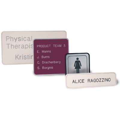 Sign Insert System Custom Signway Engraved Inserts | Seton