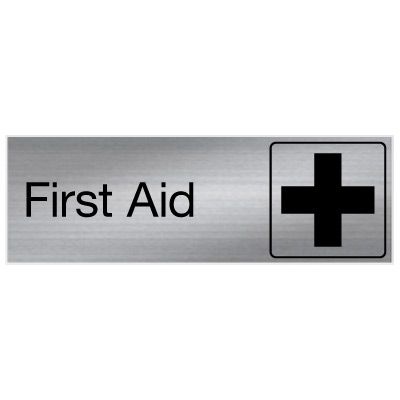 First Aid - Engraved Graphic Room Signs | Seton