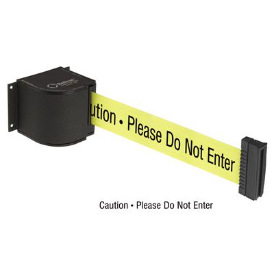 Sasylvia 4 Pcs Retractable Belt Barrier Fixed Wall Mount Caution B 985720 - View #4