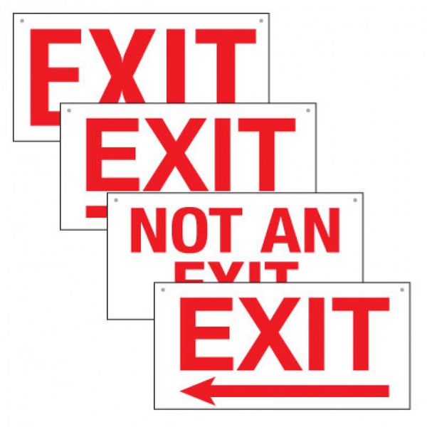 custom-bulk-exit-signs-seton for Free Printable Exit Signs With Arrow Custom Bulk Exit Signs | Seton for Free Printable Exit Signs With Arrow