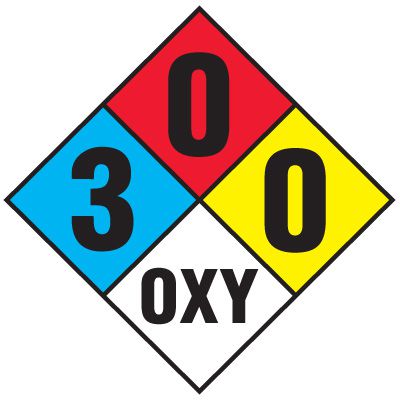 704 Sign Custom NFPA 704 Hazard Rating Diamond Panel | Seton Canada | Seton.ca
