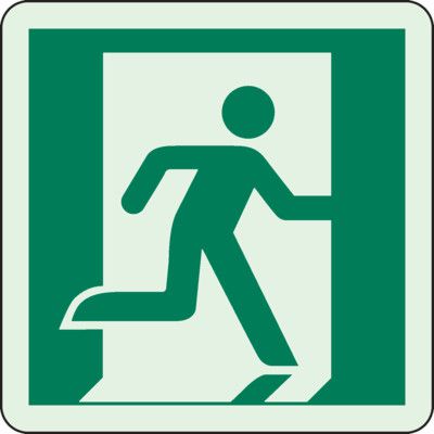 アメリカン 非常口 避難出口 EXIT おもちゃ サイン 看板 置物