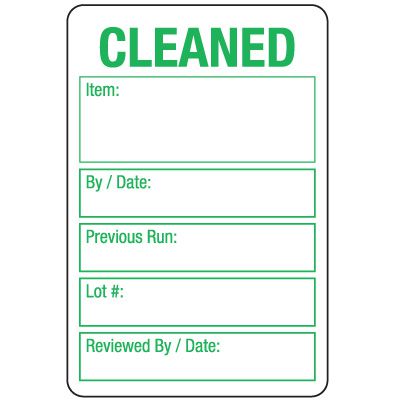 QC Hold ISO 9000 Labels | Seton display picture 1