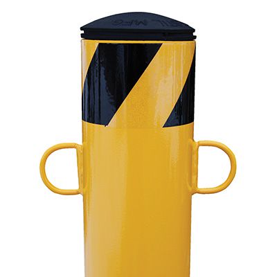 Yellow D Rings D-Ring For Steel Pipe Bollard|Seton Canada | Seton.ca