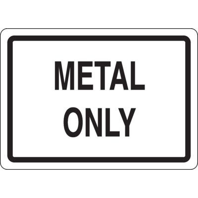 All Trash Must Be In Bags Dumpster Sign - Enforce All Trash Rules