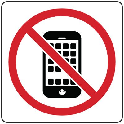 Greet Your Child With A Smile Not A Mobile - Awareness Sign