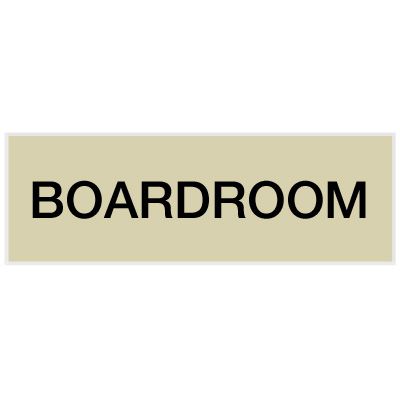 Boardroom - Engraved Standard Worded Signs | Emedco