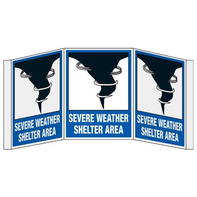 Stormready Signage Tornado Shelter Signs | Seton