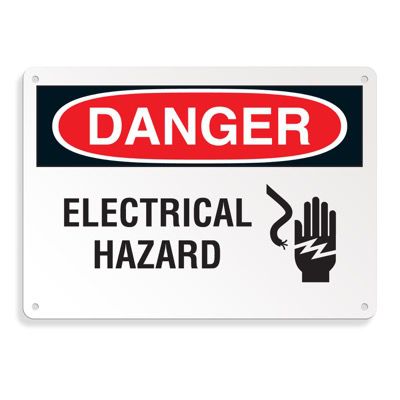 Danger signage discount
