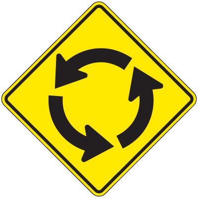 Traffic Direction Signs & Directional Arrow Signs | Emedco