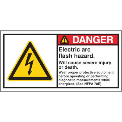 ANSI Z535 Safety Labels - Electric Arc Flash Hazard|Seton Canada