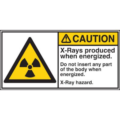 エンスサシ ポスター ANSI Z535 Safety Labels, X-Ray Radiation | Seton