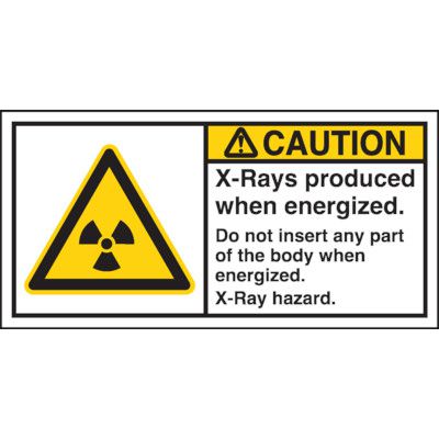 ANSI Z535 Safety Labels, X-Ray Radiation | Seton