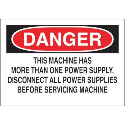 Industrial Machine Labels & Safety Decals | OSHA & ANSI Compliant | Seton