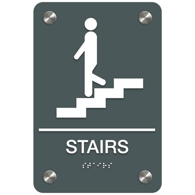 Stair signs discount