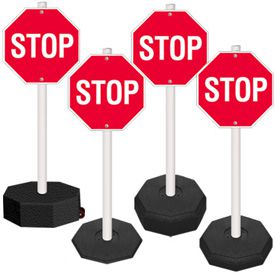Parking & Traffic Sign Posts & Portable Sign Bases | Seton