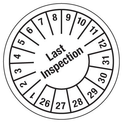 Plastic 6-Year Inspection Tags [2026-2031] | Seton