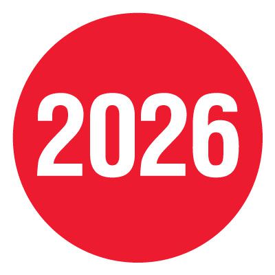 Year 2024 Stickers, Inventory Labels | Emedco