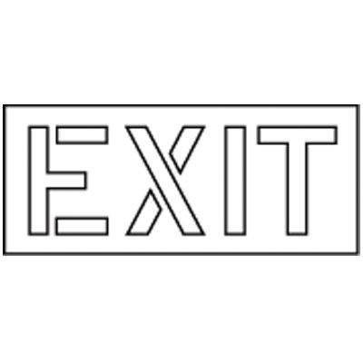 Exit Stencil | Seton