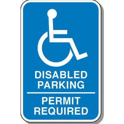 Disabled signage discount