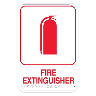 Fire Extinguisher ADA Signs | Emedco