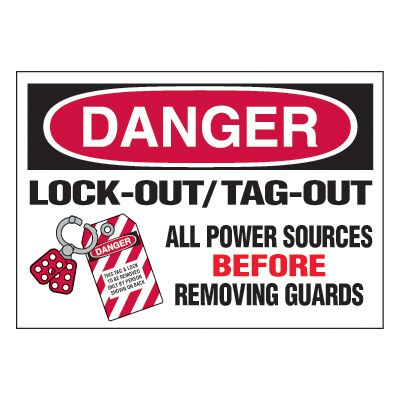 Lockout Warning Label Lockout Labels & Decals: LOTO Safety Labeling Supplies | Seton