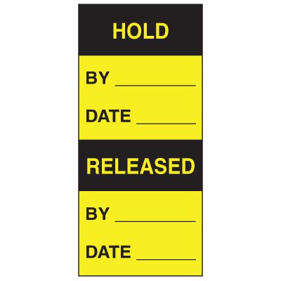 Write-On Action Labels - Hold|Seton Canada | Seton.ca