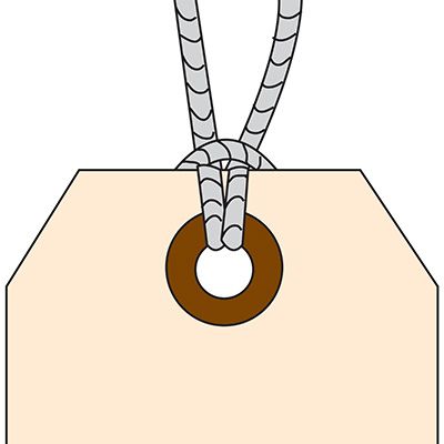 Looped Cotton String Ties | Emedco