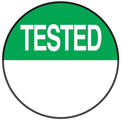 Testing On Going Label Maintenance & Service Labels | Equipment Inspection Stickers | Seton