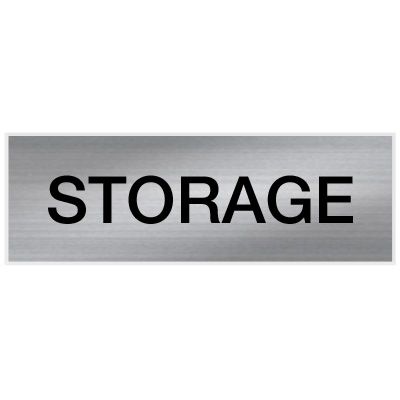 Storage - Engraved Standard Worded Signs|Seton Canada | Seton.ca