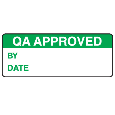 QA Approved Write-On Labels on a Roll, Calibration & QC Labels | Emedco