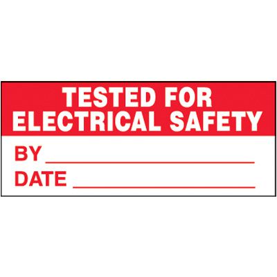 Status Led Labels Tested For Electrical Safety Self-Laminating Status Labels | Emedco