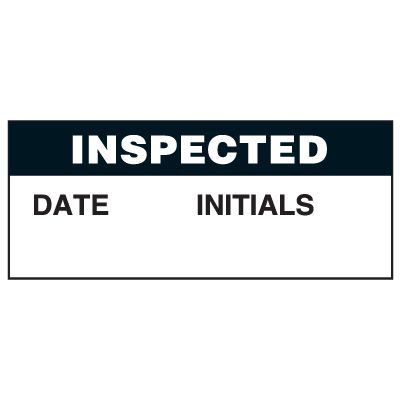 Inspected Status Label, Calibration & Inspection Labels | Emedco