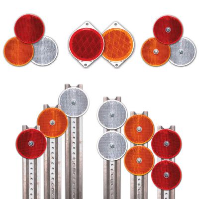Round Acrylic Reflectors | Seton