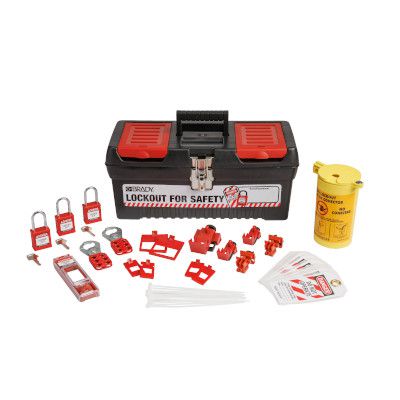 Electrical Lockout Tagout Kit - 32 Piece Toolbox Kit | Seton.ca