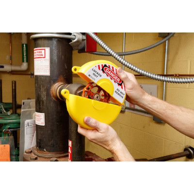 Dispositif De Verrouillage Brady 65561 - Pour Vanne De Porte - Polypropylène Rouge