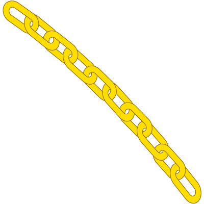 Safety Cone Plastic Chain - 1