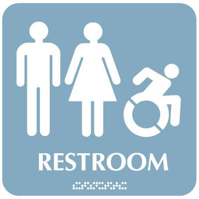 Male/Female (Dynamic Accessibility) - ADA Restroom Signs | Seton