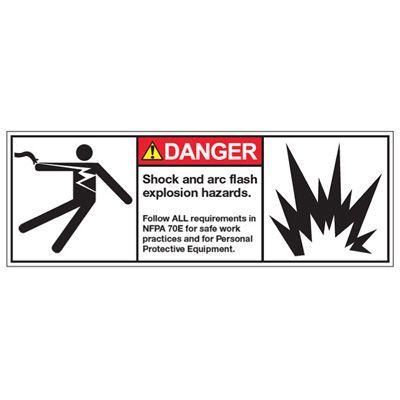 ANSI Z535 Safety Labels, Arc Flash Hazard | Seton