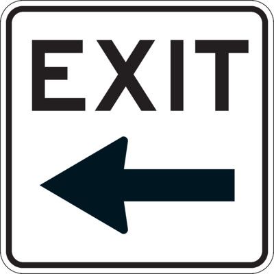 stop exit only ロードサイン　オクタゴン Stop Exit Only Sign - Shop Now, Ships Fast