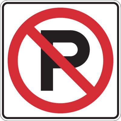 No Parking Symbol Reflective Traffic Signs - MUTCD Compliant | Seton