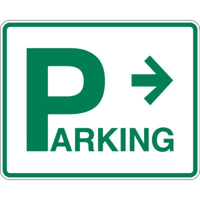 Directional Parking Sign | Emedco